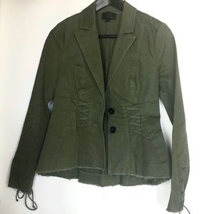 INTERMIX army green jacket